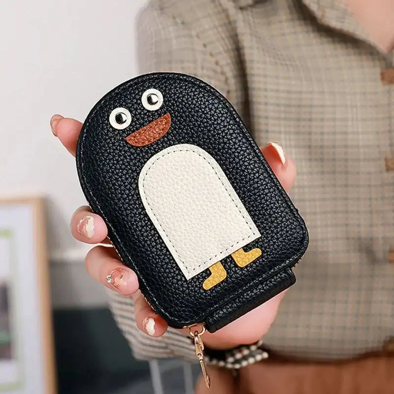 Penguin RFID Leather Card Wallet