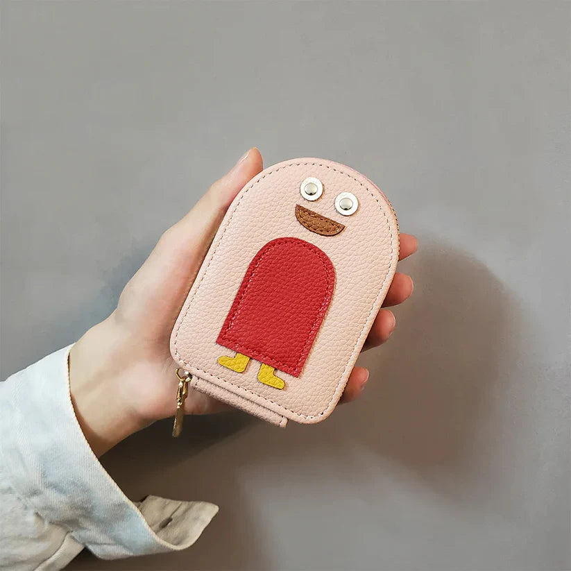 Penguin RFID Leather Card Wallet