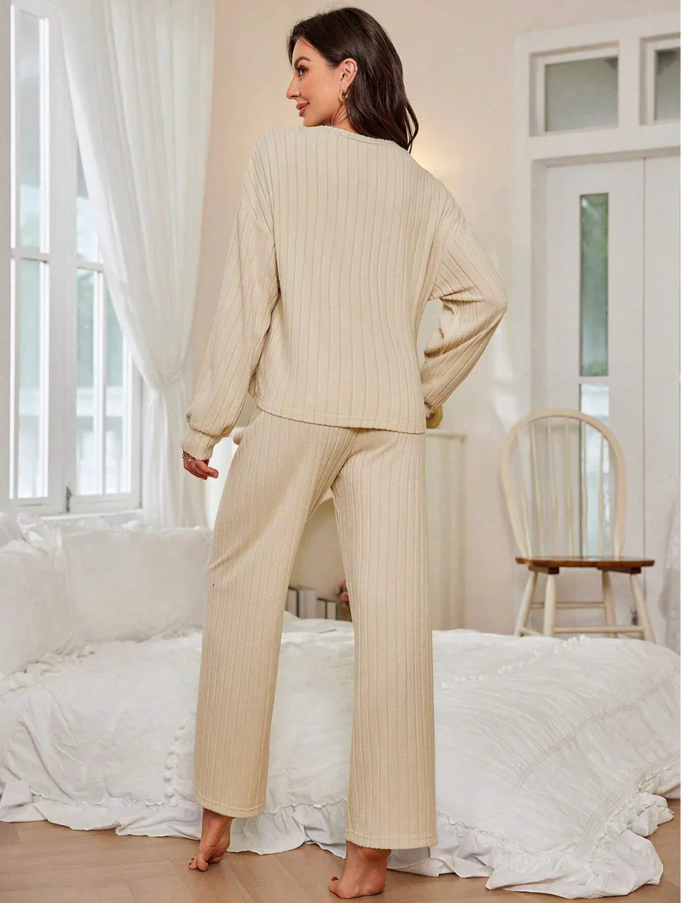 Women’s Ribbed Loungewear Set
