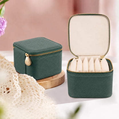 Travel Jewellery Organizer with 6 Zipper Pouches
