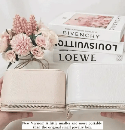 Travel Jewellery Organizer with 6 Zipper Pouches