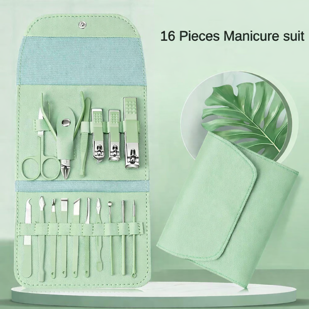Manicure Pedicure Nail Clipper Set 16 Pieces