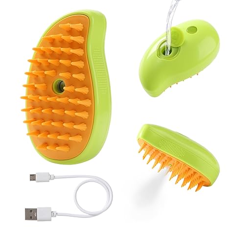 3 in 1 Pet Hair Removal Steam Brush