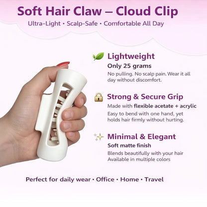 Unbreakable Hair Claw Clips Pack Of 3