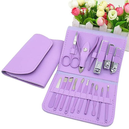 Manicure Pedicure Nail Clipper Set 16 Pieces