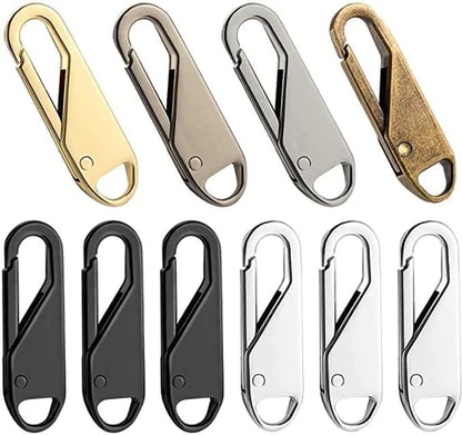 Removable ‎Metal Zipper Tabs Pack of 10 Pieces