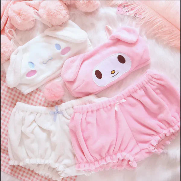 Sanrio Kuromi Plush Lingerie Set
