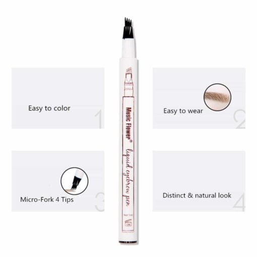 Natural 4 Point Waterproof Eyebrow Pen