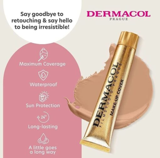 Dermacol 3 In 1 High Coverage Foundation