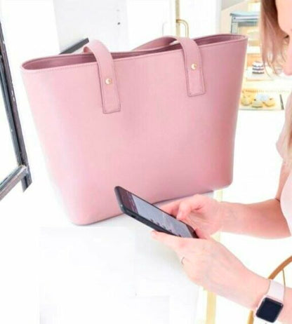 Multifunctional Large Capacity Soft Zipper Shoulder Handbag