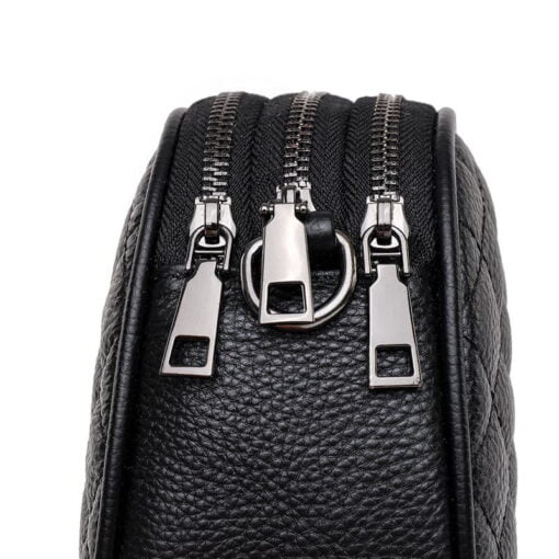 Versatile Fashion Trendy 3 Zipper Crossbody Designer Bag