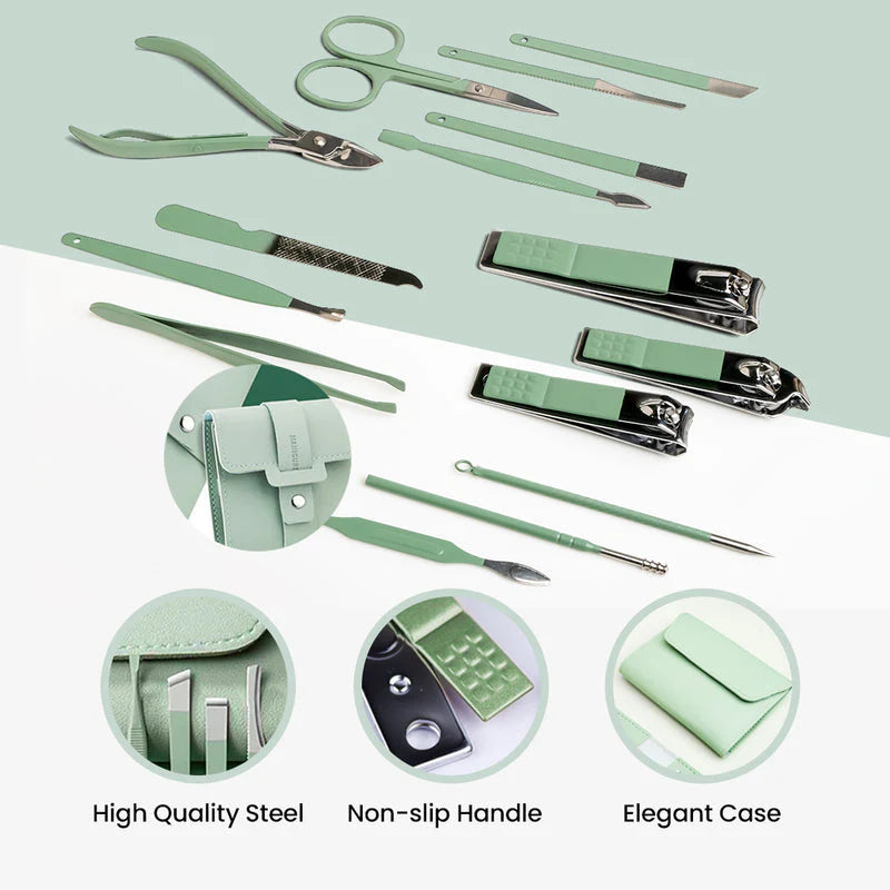 Manicure Pedicure Nail Clipper Set 16 Pieces