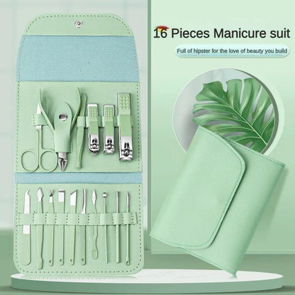 Manicure Pedicure Nail Clipper Set 16 Pieces