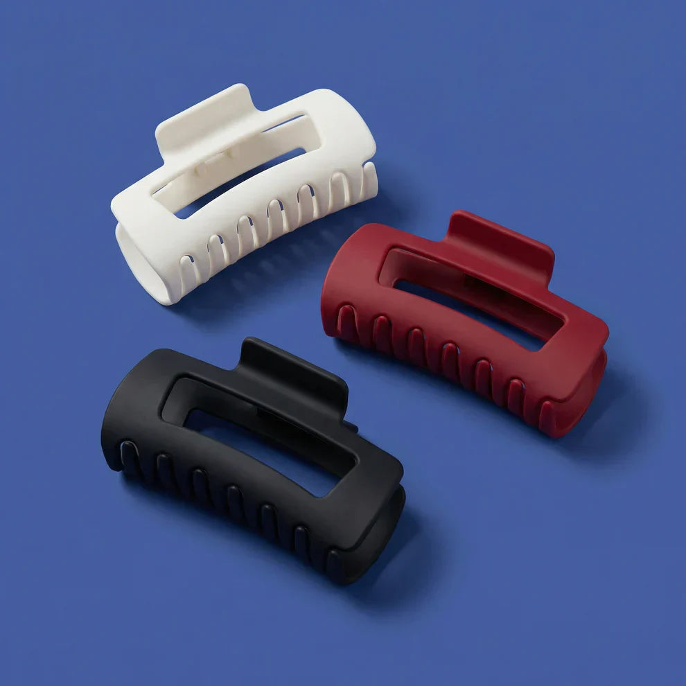 Unbreakable Hair Claw Clips Pack Of 3